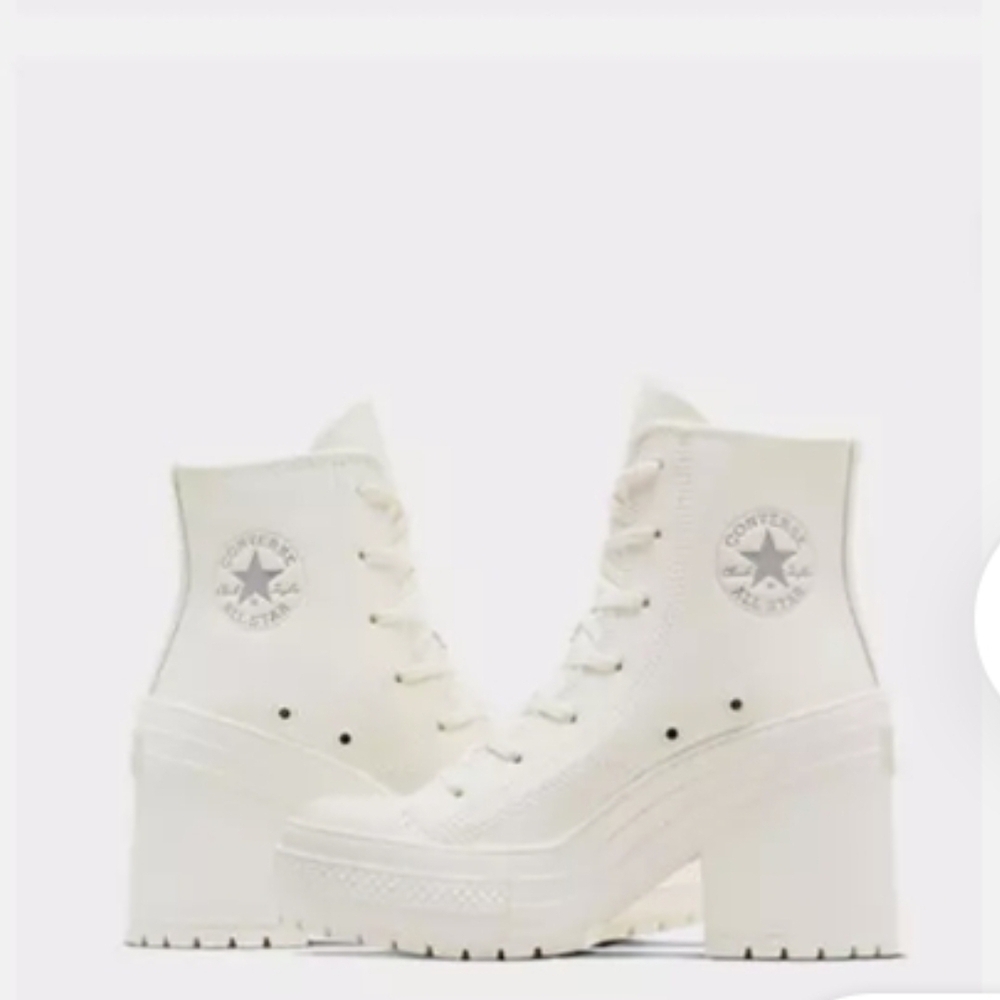 Converse Women's White Platform High-Tops